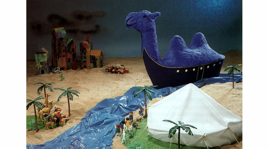 Blaue Karawane Plakat - 1994